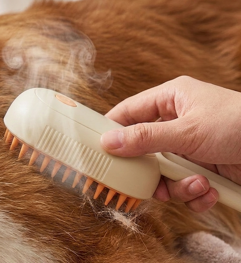 PurCafe™ Cool Mist Grooming Brush for Pets